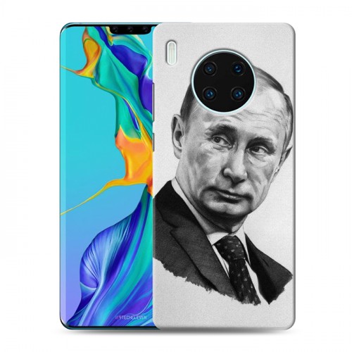 Дизайнерский силиконовый с усиленными углами чехол для Huawei Mate 30 Pro В.В.Путин 