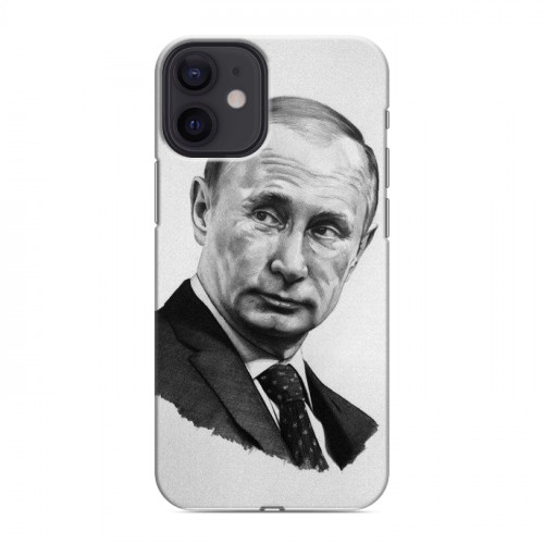 Дизайнерский пластиковый чехол для Iphone 12 Mini В.В.Путин 