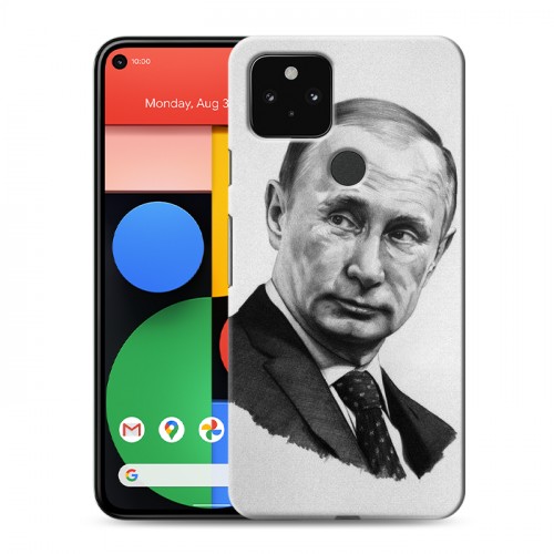 Дизайнерский пластиковый чехол для Google Pixel 5 В.В.Путин 