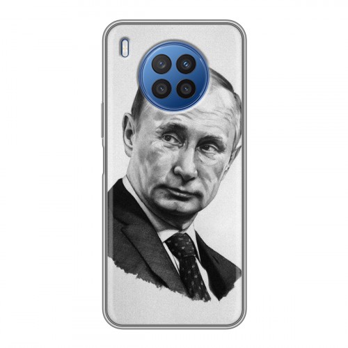Дизайнерский силиконовый с усиленными углами чехол для Huawei Nova 8i В.В.Путин 