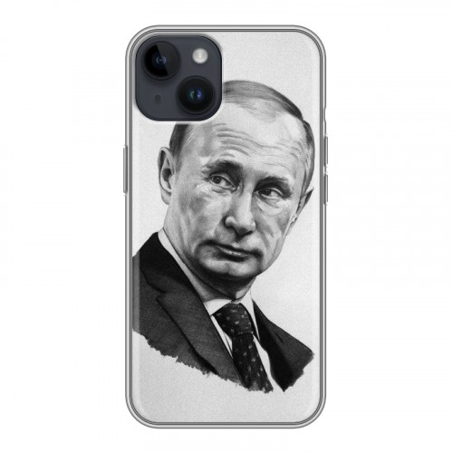 Дизайнерский пластиковый чехол для Iphone 14 В.В.Путин 