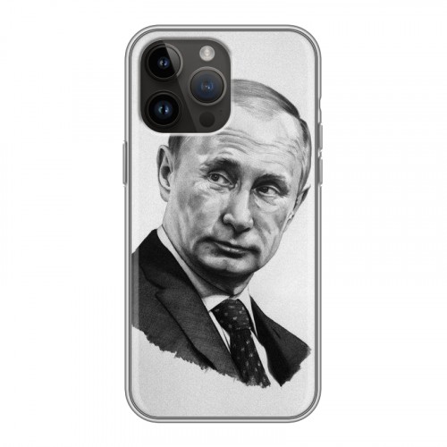 Дизайнерский пластиковый чехол для Iphone 14 Pro Max В.В.Путин 