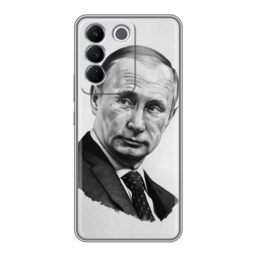 Дизайнерский силиконовый с усиленными углами чехол для Vivo V27e В.В.Путин 
