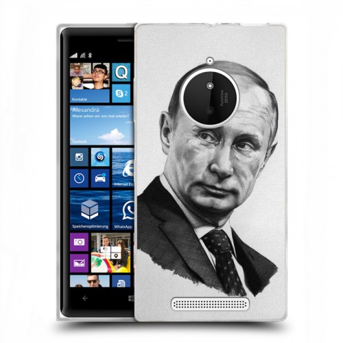 Дизайнерский пластиковый чехол для Nokia Lumia 830 В.В.Путин 