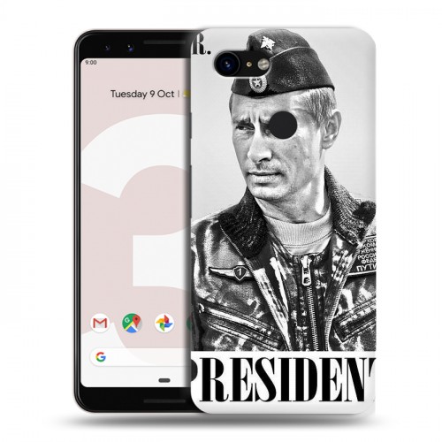 Дизайнерский пластиковый чехол для Google Pixel 3 В.В.Путин 