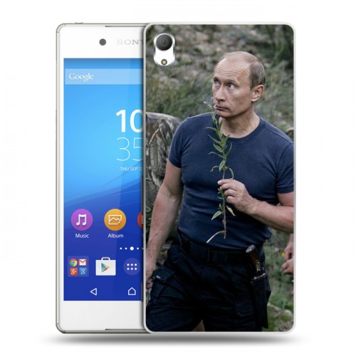 Дизайнерский пластиковый чехол для Sony Xperia Z3+ В.В.Путин 