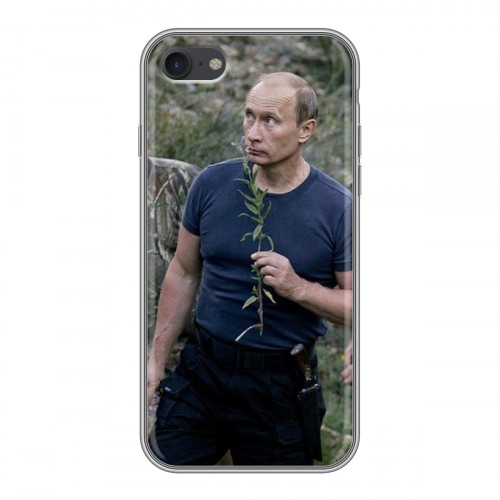 Дизайнерский силиконовый чехол для Iphone 7 В.В.Путин 