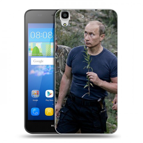 Дизайнерский пластиковый чехол для Huawei Y6 В.В.Путин 