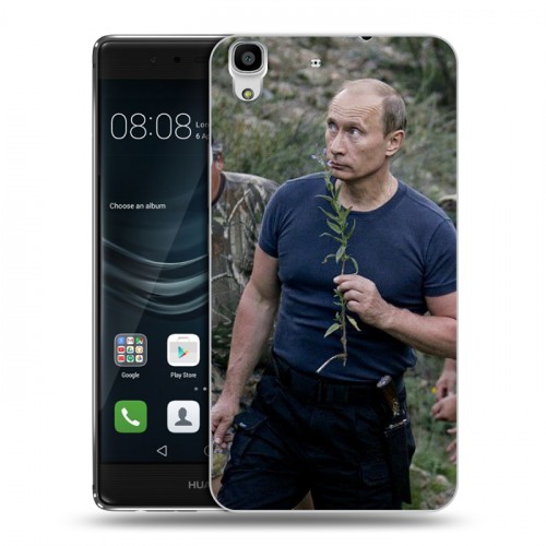 Дизайнерский пластиковый чехол для Huawei Y6II В.В.Путин 