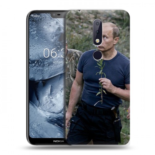 Дизайнерский пластиковый чехол для Nokia 6.1 Plus В.В.Путин 