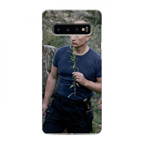 Дизайнерский силиконовый чехол для Samsung Galaxy S10 В.В.Путин 