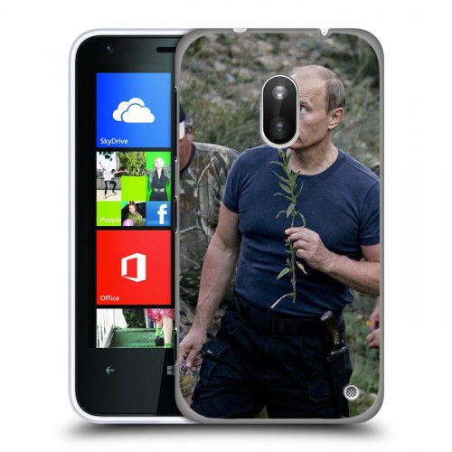 Дизайнерский пластиковый чехол для Nokia Lumia 620 В.В.Путин 