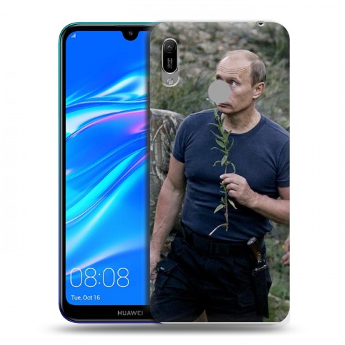 Дизайнерский пластиковый чехол для Huawei Y6 (2019) В.В.Путин 