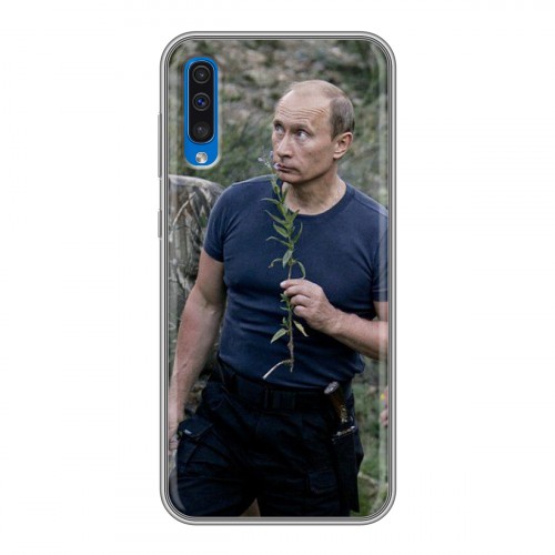 Дизайнерский силиконовый чехол для Samsung Galaxy A50 В.В.Путин 