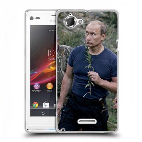 Дизайнерский пластиковый чехол для Sony Xperia L В.В.Путин 