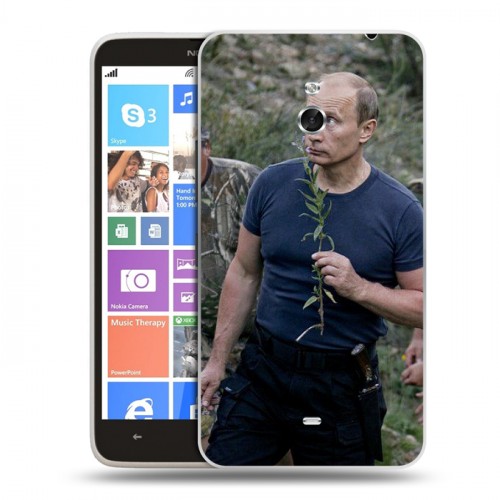 Дизайнерский пластиковый чехол для Nokia Lumia 1320 В.В.Путин 