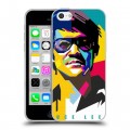 Дизайнерский пластиковый чехол для Iphone 5c Брюс Ли