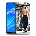 Дизайнерский пластиковый чехол для Huawei Y6 (2019) Брюс Ли