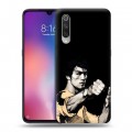 Дизайнерский силиконовый с усиленными углами чехол для Xiaomi Mi9 Брюс Ли