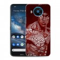 Дизайнерский силиконовый чехол для Nokia 8.3 Брюс Ли