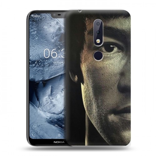 Дизайнерский силиконовый чехол для Nokia 6.1 Plus Брюс Ли