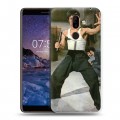 Дизайнерский пластиковый чехол для Nokia 7 Plus Брюс Ли