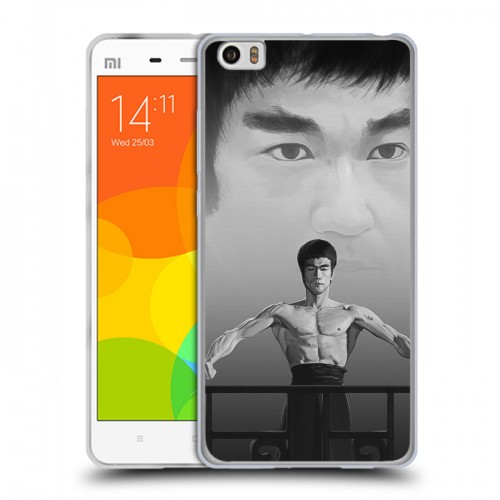 Дизайнерский пластиковый чехол для Xiaomi Mi Note Брюс Ли
