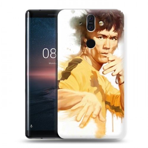 Дизайнерский силиконовый чехол для Nokia 8 Sirocco Брюс Ли