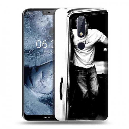 Дизайнерский силиконовый чехол для Nokia 6.1 Plus Бред Питт