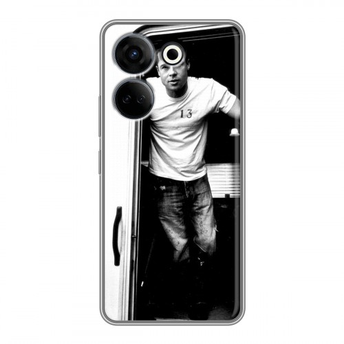 Дизайнерский силиконовый чехол для Tecno Camon 20 Бред Питт
