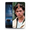 Дизайнерский пластиковый чехол для Nokia 8 Бред Питт