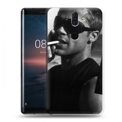 Дизайнерский пластиковый чехол для Nokia 8 Sirocco Бред Питт