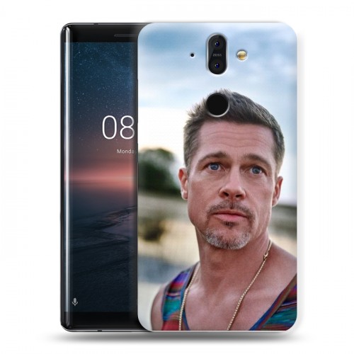 Дизайнерский пластиковый чехол для Nokia 8 Sirocco Бред Питт