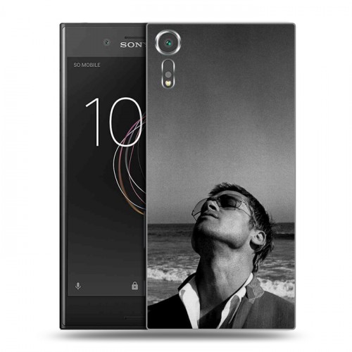 Дизайнерский пластиковый чехол для Sony Xperia XZs Бред Питт