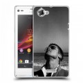 Дизайнерский пластиковый чехол для Sony Xperia L Бред Питт