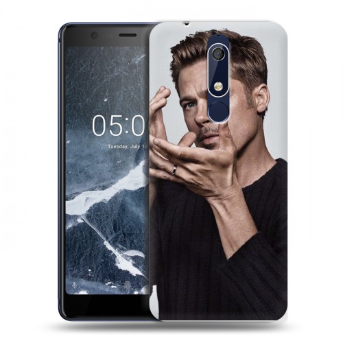 Дизайнерский пластиковый чехол для Nokia 5.1 Бред Питт