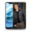 Дизайнерский силиконовый чехол для Nokia 5.1 Plus Бред Питт