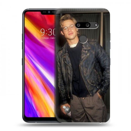 Дизайнерский пластиковый чехол для LG G8 ThinQ Бред Питт