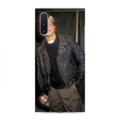 Дизайнерский силиконовый чехол для Samsung Galaxy Note 10 Бред Питт