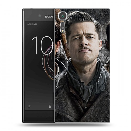 Дизайнерский пластиковый чехол для Sony Xperia XZs Бред Питт