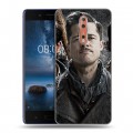 Дизайнерский пластиковый чехол для Nokia 8 Бред Питт