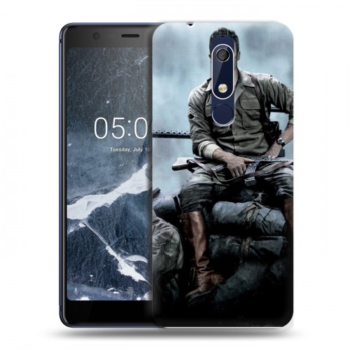 Дизайнерский пластиковый чехол для Nokia 5.1 Бред Питт