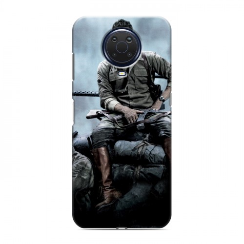 Дизайнерский силиконовый чехол для Nokia G20 Бред Питт