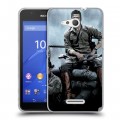 Дизайнерский пластиковый чехол для Sony Xperia E4g Бред Питт