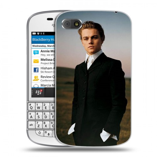 Дизайнерский пластиковый чехол для BlackBerry Q10 Леонардо Дикаприо