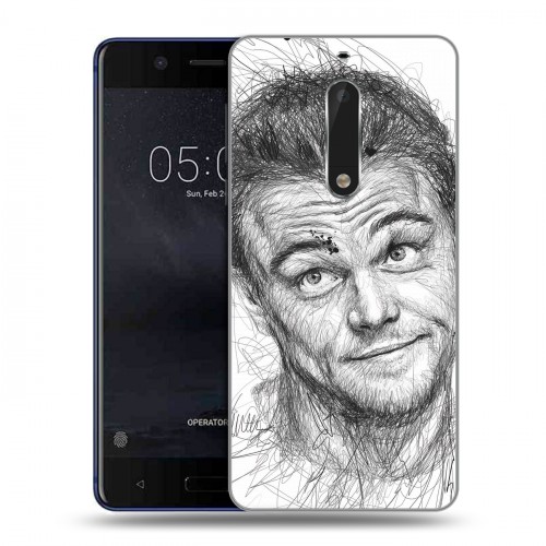 Дизайнерский пластиковый чехол для Nokia 5 Леонардо Дикаприо