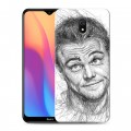 Дизайнерский силиконовый с усиленными углами чехол для Xiaomi RedMi 8A Леонардо Дикаприо