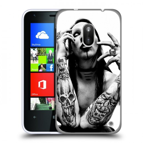 Дизайнерский силиконовый чехол для Nokia Lumia 620  Мэрилин Мэнсон