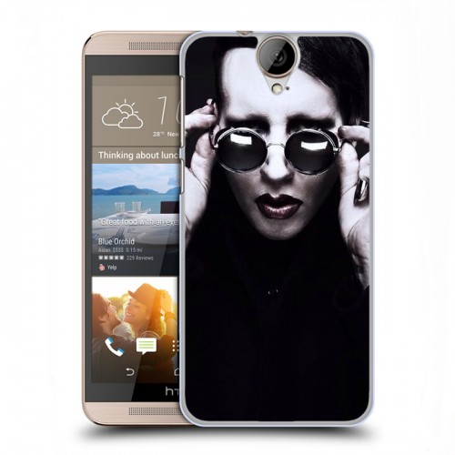 Дизайнерский пластиковый чехол для HTC One E9+  Мэрилин Мэнсон