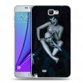 Дизайнерский пластиковый чехол для Samsung Galaxy Note 2  Мэрилин Мэнсон